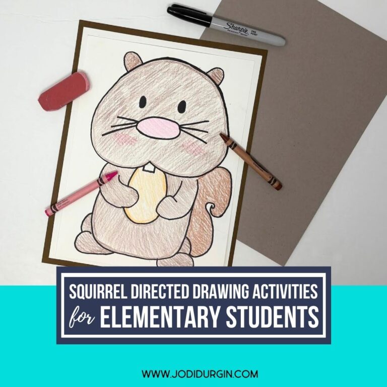 squirrel directed drawing