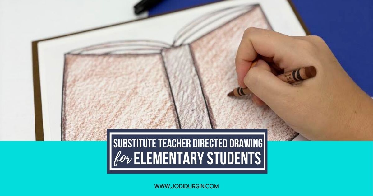 substitute teacher directed drawing