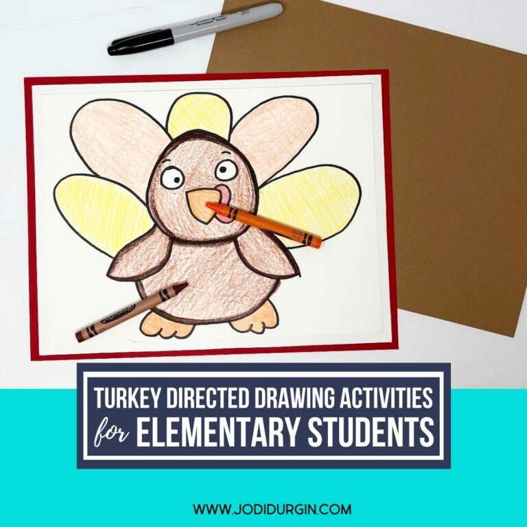 turkey directed drawing