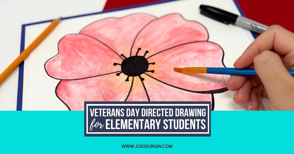 veterans day directed drawing