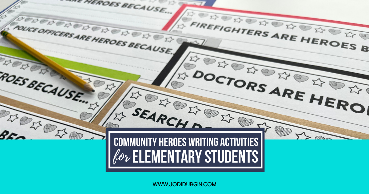 community heroes writing activities for September 11th