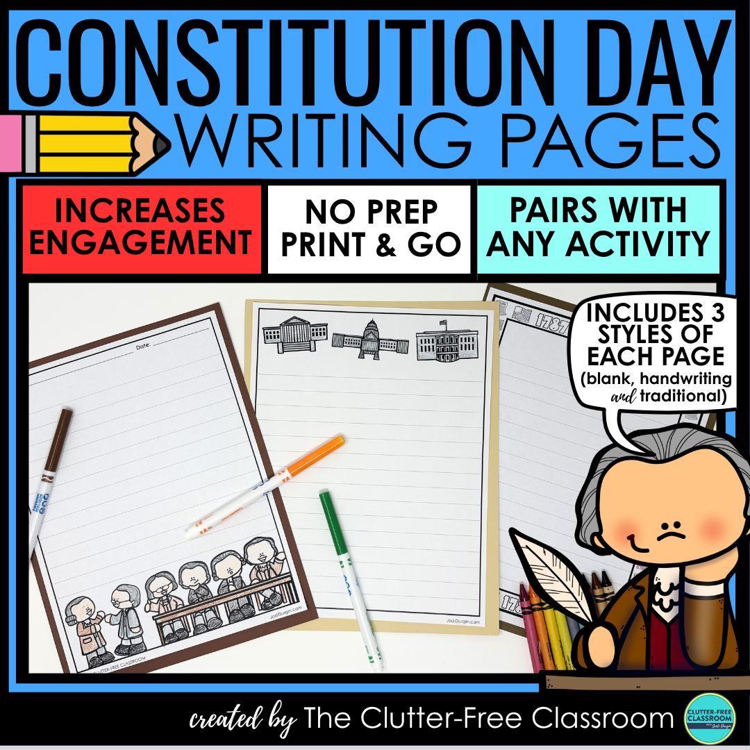 Constitution Day writing paper