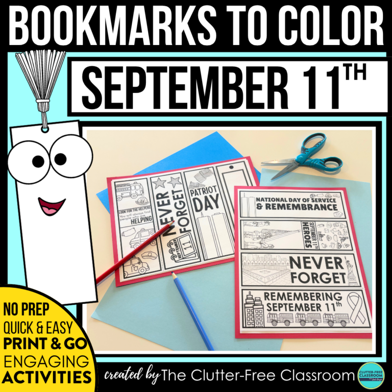 Patriot Day bookmarks