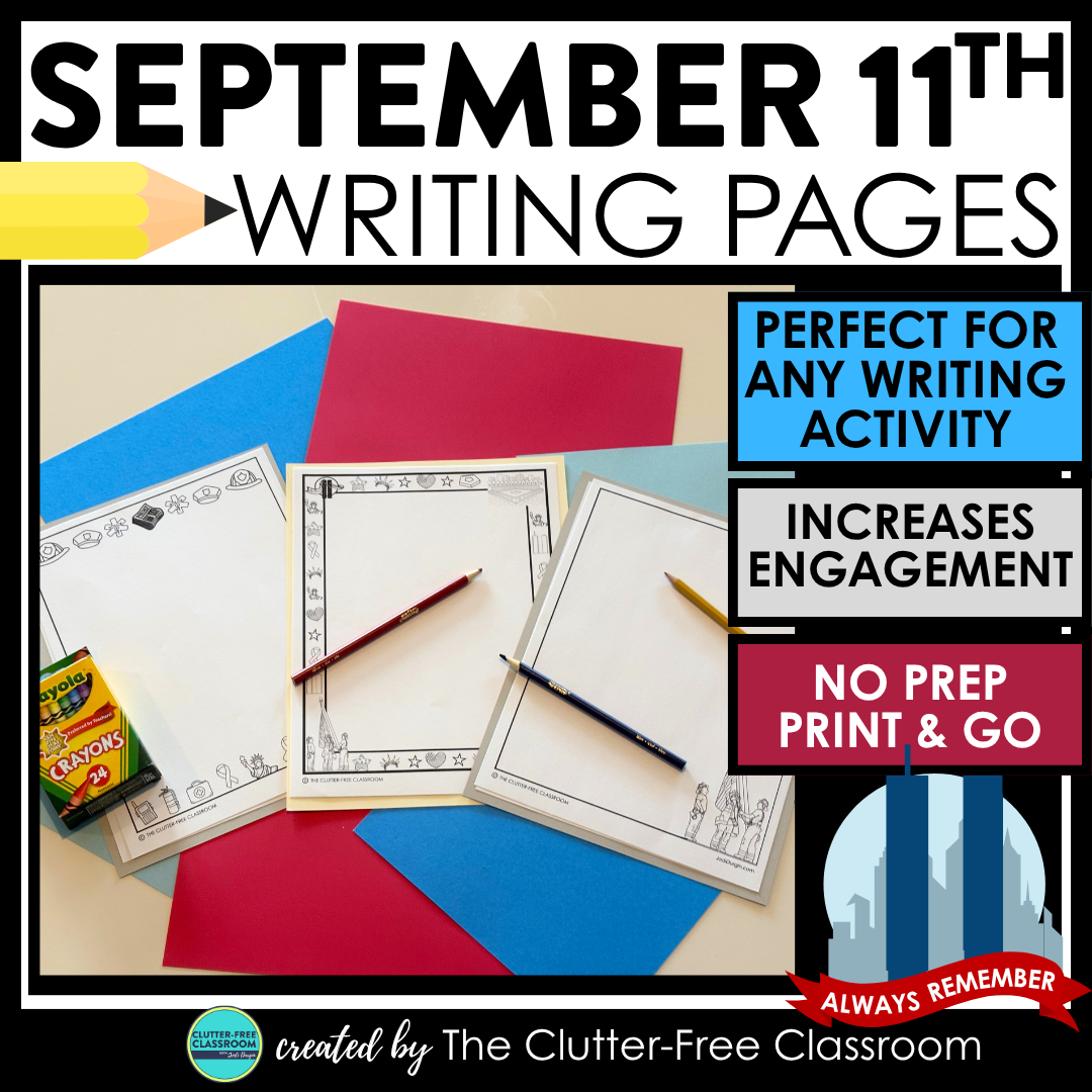 September 11th writing paper