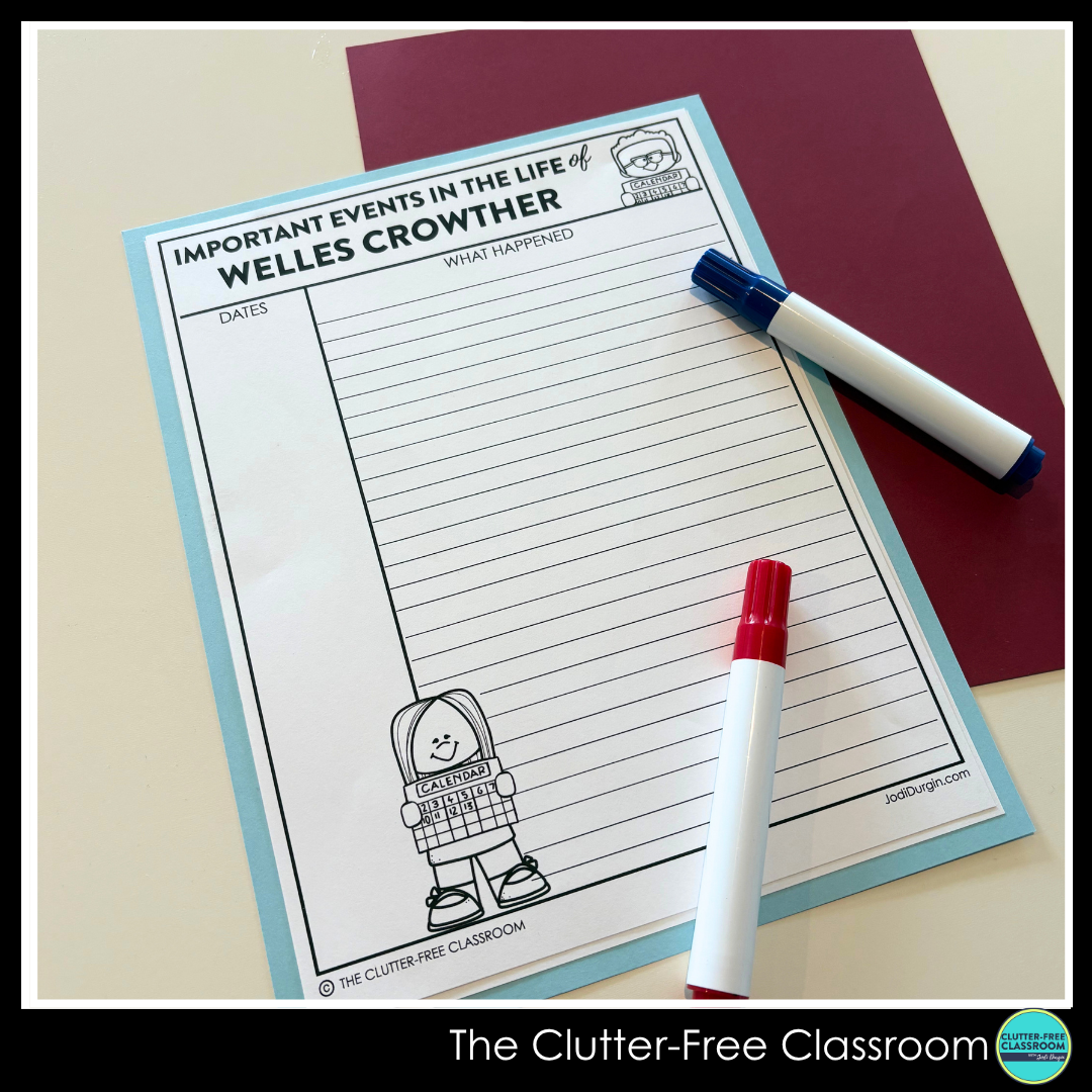 Welles Crowther biography activity