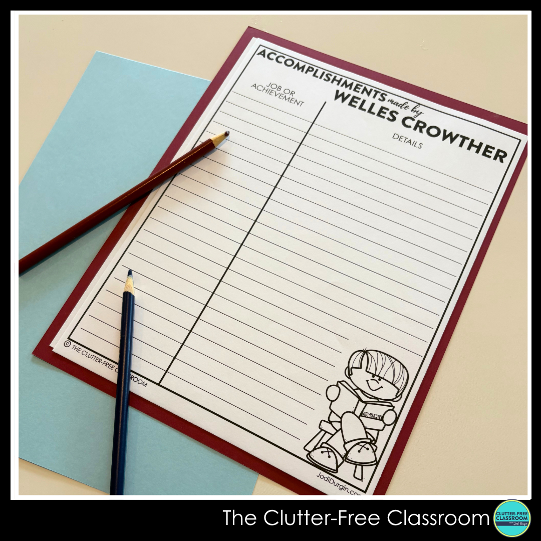 Welles Crowther biography activity
