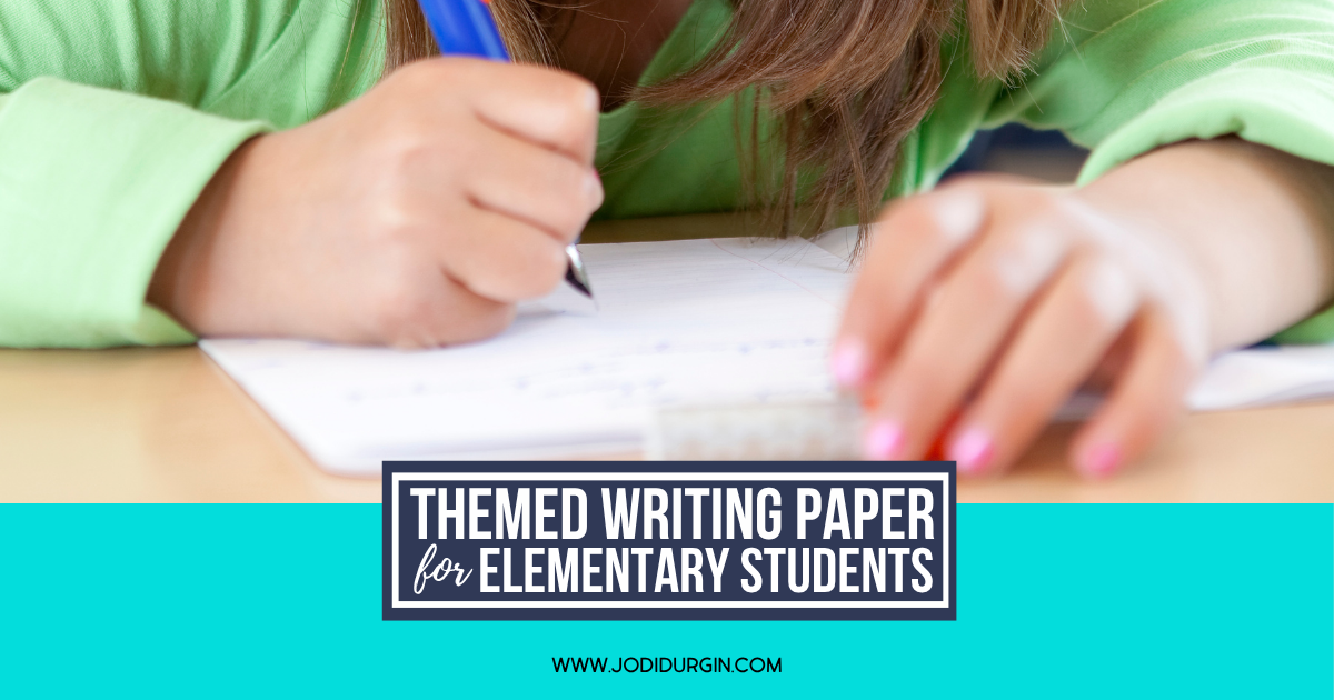 themed writing paper