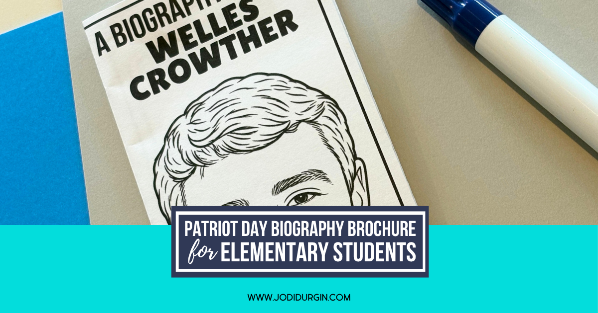 Welles Crowther biography brochure project