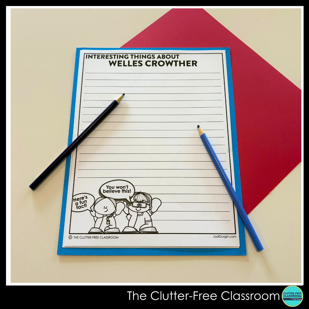Welles Crowther biography activity