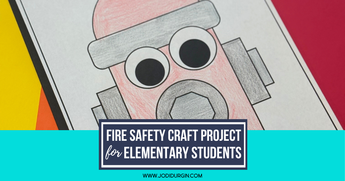 Fire Safety Week craft project