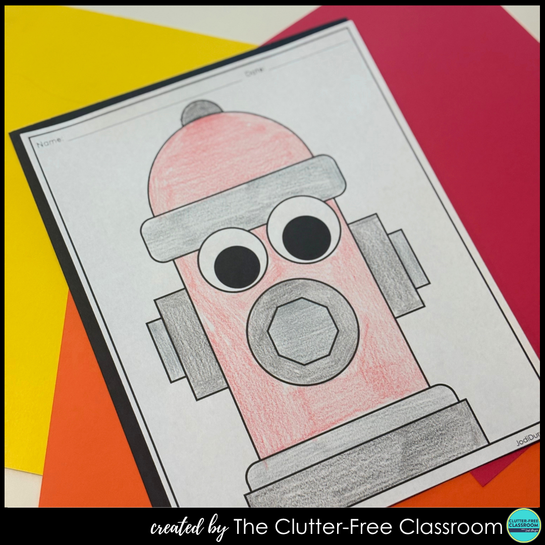 Fire Safety Week coloring page